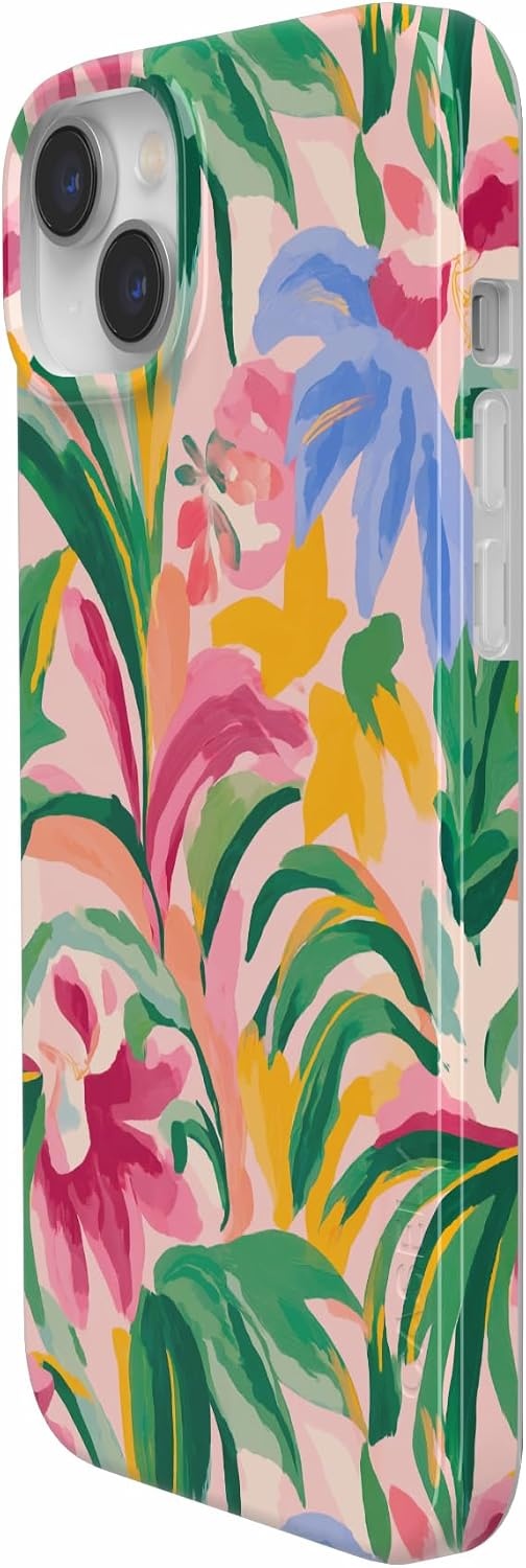 image:imageCasely iPhone 14 Case  Dream Garden  Cottagecore  Compatible with MagSafe  Classic Ultra Slim DesignSunshine Jungle  Poolside Print