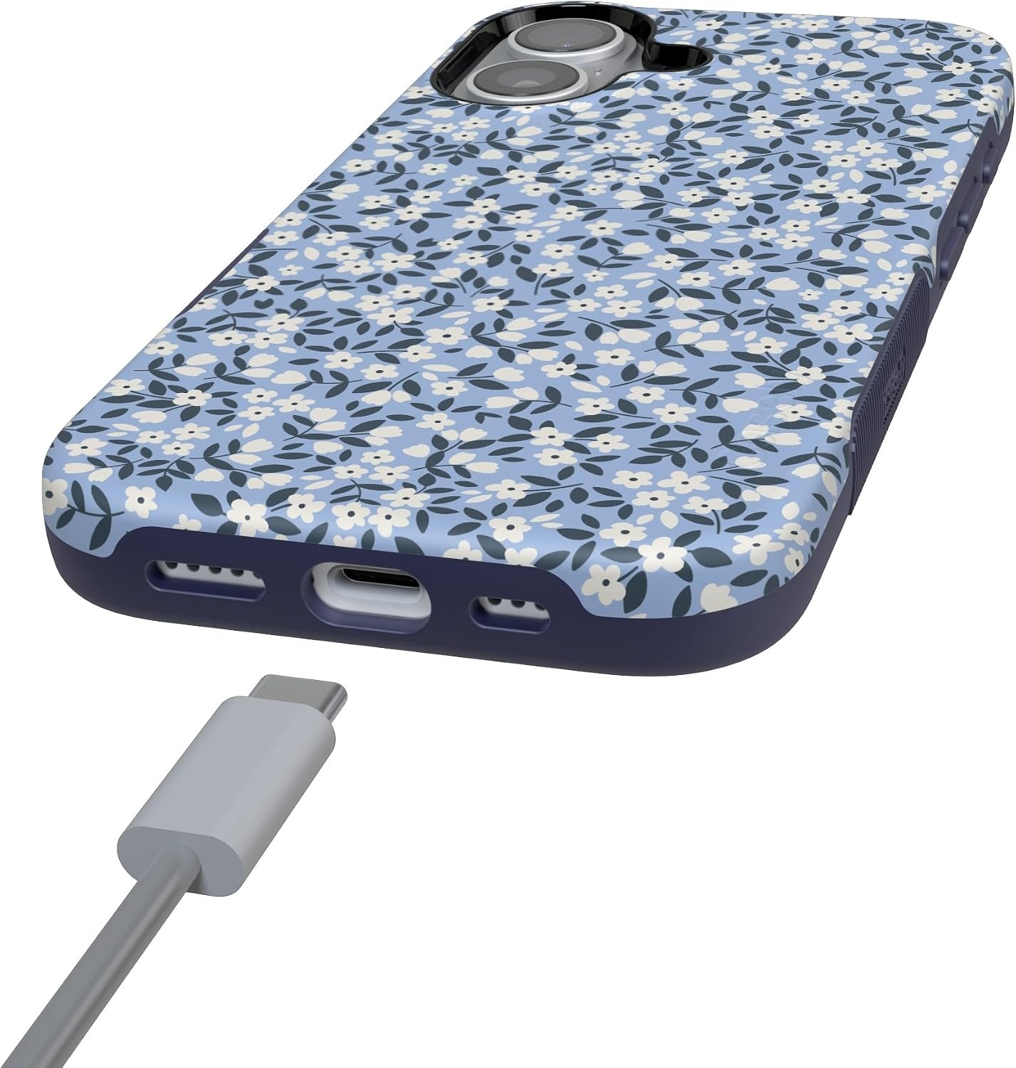 image:imageCasely iPhone 17 Case  Kiwi Kiss  Matcha Green Shimmer  Bold Protective Design  MagSafe Compatible DesignCottagecore  Picking Daisies