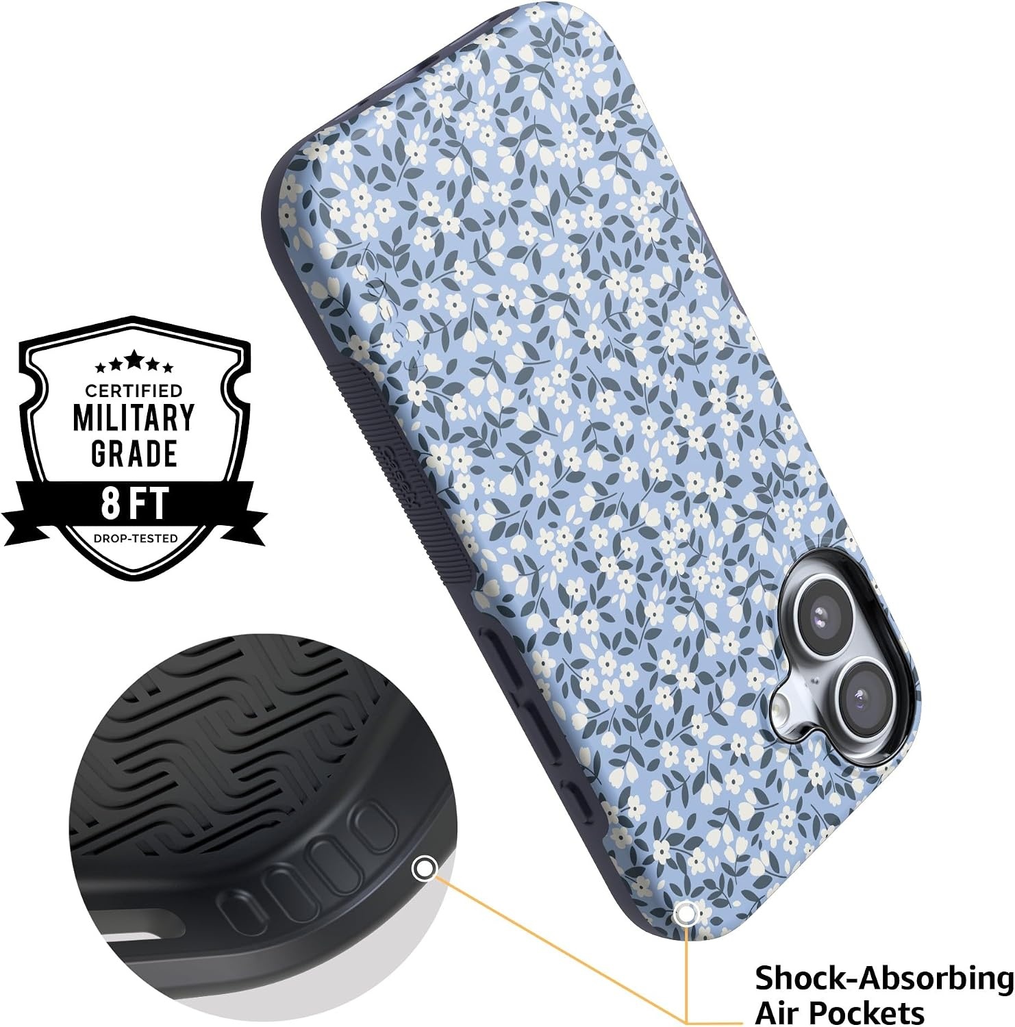 image:imageCasely iPhone 17 Case  Kiwi Kiss  Matcha Green Shimmer  Bold Protective Design  MagSafe Compatible DesignCottagecore  Picking Daisies