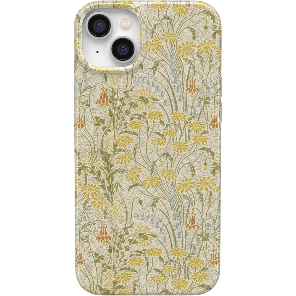 image:imageCasely iPhone 14 Case  Dream Garden  Cottagecore  Compatible with MagSafe  Classic Ultra Slim DesignBoho Blooms  Golden Floral
