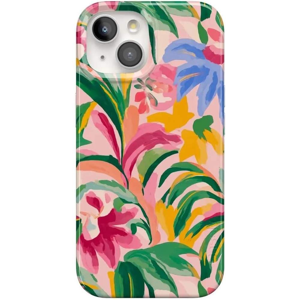 image:imageCasely iPhone 14 Case  Dream Garden  Cottagecore  Compatible with MagSafe  Classic Ultra Slim DesignSunshine Jungle  Poolside Print