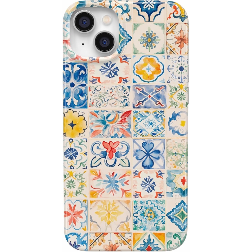 image:imageCasely iPhone 14 Case  Dream Garden  Cottagecore  Compatible with MagSafe  Classic Ultra Slim DesignTuscan Tiles  Dolce Vita