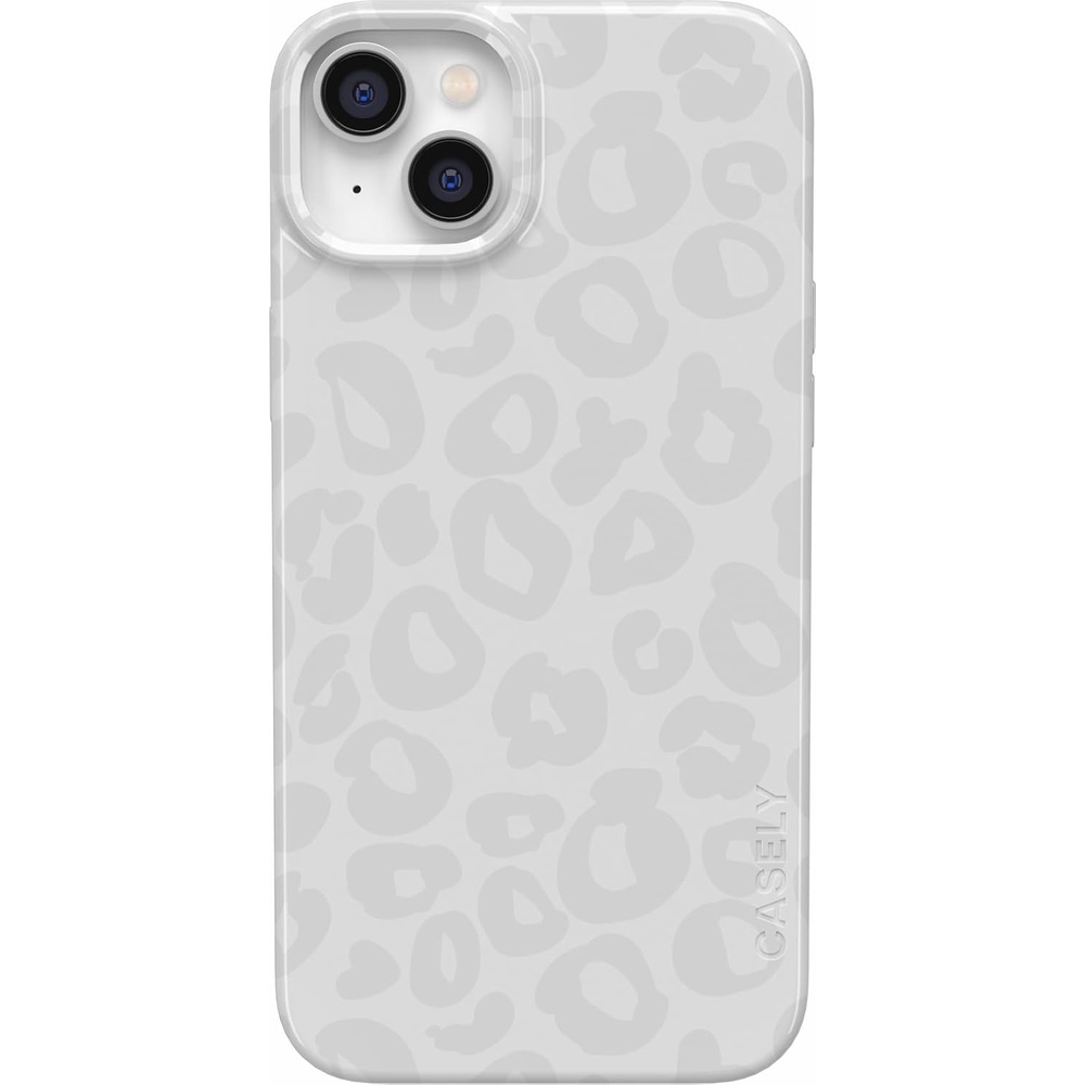 image:imageCasely iPhone 14 Case  Dream Garden  Cottagecore  Compatible with MagSafe  Classic Ultra Slim DesignWhite Snow Leopard  Into the Wild