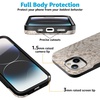 image:imageCasely iPhone 15 Plus Case  Into the Wild  White Snow Leopard  Bold Protective Design  MagSafe Compatible DesignBeige Garden  Neutral Floral