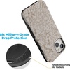 image:imageCasely iPhone 15 Plus Case  Into the Wild  White Snow Leopard  Bold Protective Design  MagSafe Compatible DesignBeige Garden  Neutral Floral
