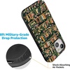 image:imageCasely iPhone 15 Plus Case  Into the Wild  White Snow Leopard  Bold Protective Design  MagSafe Compatible DesignBook Nook  Floral Library