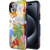 image:imageCasely iPhone 15 Plus Case  Into the Wild  White Snow Leopard  Bold Protective Design  MagSafe Compatible DesignBotanical Blooms  Floral Patchwork