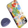 image:imageCasely iPhone 15 Plus Case  Into the Wild  White Snow Leopard  Bold Protective Design  MagSafe Compatible DesignBotanical Blooms  Floral Patchwork