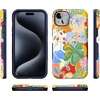 image:imageCasely iPhone 15 Plus Case  Into the Wild  White Snow Leopard  Bold Protective Design  MagSafe Compatible DesignBotanical Blooms  Floral Patchwork