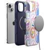image:imageCasely iPhone 15 Plus Case  Into the Wild  White Snow Leopard  Bold Protective Design  MagSafe Compatible DesignChateau Pups  French Dog