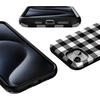image:imageCasely iPhone 15 Plus Case  Into the Wild  White Snow Leopard  Bold Protective Design  MagSafe Compatible DesignCheck Me Out  Checkerboard