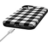 image:imageCasely iPhone 15 Plus Case  Into the Wild  White Snow Leopard  Bold Protective Design  MagSafe Compatible DesignCheck Me Out  Checkerboard