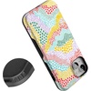 image:imageCasely iPhone 15 Plus Case  Into the Wild  White Snow Leopard  Bold Protective Design  MagSafe Compatible DesignColor Me Happy  Pattern Colorblock
