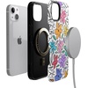 image:imageCasely iPhone 15 Plus Case  Into the Wild  White Snow Leopard  Bold Protective Design  MagSafe Compatible DesignCrayola  Outside the Lines  Crayola Marker