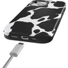 image:imageCasely iPhone 15 Plus Case  Into the Wild  White Snow Leopard  Bold Protective Design  MagSafe Compatible DesignCurrent MOOd  Cow Print