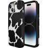 image:imageCasely iPhone 15 Plus Case  Into the Wild  White Snow Leopard  Bold Protective Design  MagSafe Compatible DesignCurrent MOOd  Cow Print