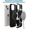 image:imageCasely iPhone 15 Plus Case  Into the Wild  White Snow Leopard  Bold Protective Design  MagSafe Compatible DesignCurrent MOOd  Cow Print