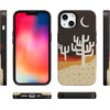 image:imageCasely iPhone 15 Plus Case  Into the Wild  White Snow Leopard  Bold Protective Design  MagSafe Compatible DesignDesert Nights  Cactus Colorblock