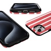 image:imageCasely iPhone 15 Plus Case  Into the Wild  White Snow Leopard  Bold Protective Design  MagSafe Compatible DesignEast Coast Summer  Red Stripes