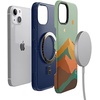 image:imageCasely iPhone 15 Plus Case  Into the Wild  White Snow Leopard  Bold Protective Design  MagSafe Compatible DesignEndless Peaks  Colorblock Mountain