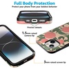 image:imageCasely iPhone 15 Plus Case  Into the Wild  White Snow Leopard  Bold Protective Design  MagSafe Compatible DesignFeeling Peachy  Blush Vines