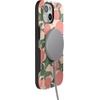 image:imageCasely iPhone 15 Plus Case  Into the Wild  White Snow Leopard  Bold Protective Design  MagSafe Compatible DesignFeeling Peachy  Blush Vines