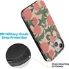 image:imageCasely iPhone 15 Plus Case  Into the Wild  White Snow Leopard  Bold Protective Design  MagSafe Compatible DesignFeeling Peachy  Blush Vines