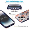 image:imageCasely iPhone 15 Plus Case  Into the Wild  White Snow Leopard  Bold Protective Design  MagSafe Compatible DesignField of Flowers  Pastel Floral