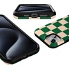 image:imageCasely iPhone 15 Plus Case  Into the Wild  White Snow Leopard  Bold Protective Design  MagSafe Compatible DesignFit Check  Green Checkerboard