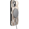 image:imageCasely iPhone 15 Plus Case  Into the Wild  White Snow Leopard  Bold Protective Design  MagSafe Compatible DesignFit Check  Neutral Checkerboard