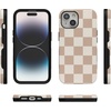 image:imageCasely iPhone 15 Plus Case  Into the Wild  White Snow Leopard  Bold Protective Design  MagSafe Compatible DesignFit Check  Neutral Checkerboard