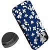 image:imageCasely iPhone 15 Plus Case  Into the Wild  White Snow Leopard  Bold Protective Design  MagSafe Compatible DesignFloral Forest  Navy Cherry Blossom