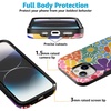 image:imageCasely iPhone 15 Plus Case  Into the Wild  White Snow Leopard  Bold Protective Design  MagSafe Compatible DesignFlower Patch  MultiColor Floral