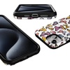 image:imageCasely iPhone 15 Plus Case  Into the Wild  White Snow Leopard  Bold Protective Design  MagSafe Compatible DesignFree Spirit  Rainbow Butterfly