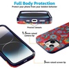 image:imageCasely iPhone 15 Plus Case  Into the Wild  White Snow Leopard  Bold Protective Design  MagSafe Compatible DesignFrida Kahlo  Painted Flowers  Floral