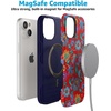 image:imageCasely iPhone 15 Plus Case  Into the Wild  White Snow Leopard  Bold Protective Design  MagSafe Compatible DesignFrida Kahlo  Painted Flowers  Floral