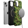 image:imageCasely iPhone 15 Plus Case  Into the Wild  White Snow Leopard  Bold Protective Design  MagSafe Compatible DesignFrida Kahlo  Sneaky Monkeys  Jungle Floral