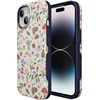 image:imageCasely iPhone 15 Plus Case  Into the Wild  White Snow Leopard  Bold Protective Design  MagSafe Compatible DesignGarden Party  Mushroom Floral