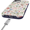 image:imageCasely iPhone 15 Plus Case  Into the Wild  White Snow Leopard  Bold Protective Design  MagSafe Compatible DesignGarden Party  Mushroom Floral
