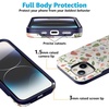 image:imageCasely iPhone 15 Plus Case  Into the Wild  White Snow Leopard  Bold Protective Design  MagSafe Compatible DesignGarden Party  Mushroom Floral