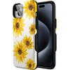 image:imageCasely iPhone 15 Plus Case  Into the Wild  White Snow Leopard  Bold Protective Design  MagSafe Compatible DesignGolden Garden  Yellow Sunflower