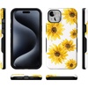 image:imageCasely iPhone 15 Plus Case  Into the Wild  White Snow Leopard  Bold Protective Design  MagSafe Compatible DesignGolden Garden  Yellow Sunflower