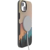 image:imageCasely iPhone 15 Plus Case  Into the Wild  White Snow Leopard  Bold Protective Design  MagSafe Compatible DesignGolden Hour  Mountain Sunset