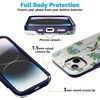 image:imageCasely iPhone 15 Plus Case  Into the Wild  White Snow Leopard  Bold Protective Design  MagSafe Compatible DesignHanging Around  Potted Plants Floral