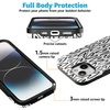 image:imageCasely iPhone 15 Plus Case  Into the Wild  White Snow Leopard  Bold Protective Design  MagSafe Compatible DesignHeart Throb  Endless Hearts
