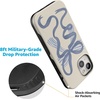 image:imageCasely iPhone 15 Plus Case  Into the Wild  White Snow Leopard  Bold Protective Design  MagSafe Compatible DesignHeartstrings  Blue Bow