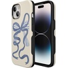 image:imageCasely iPhone 15 Plus Case  Into the Wild  White Snow Leopard  Bold Protective Design  MagSafe Compatible DesignHeartstrings  Blue Bow