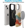 image:imageCasely iPhone 15 Plus Case  Into the Wild  White Snow Leopard  Bold Protective Design  MagSafe Compatible DesignHere Comes the Sun  Colorblock Sunset