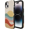 image:imageCasely iPhone 15 Plus Case  Into the Wild  White Snow Leopard  Bold Protective Design  MagSafe Compatible DesignHere Comes the Sun  Colorblock Sunset