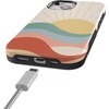 image:imageCasely iPhone 15 Plus Case  Into the Wild  White Snow Leopard  Bold Protective Design  MagSafe Compatible DesignHere Comes the Sun  Colorblock Sunset